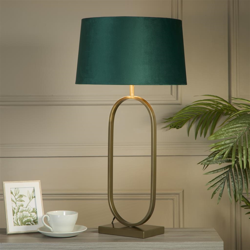 Searchlight - Lampe de table MODISH 1xE27/60W/230V verte