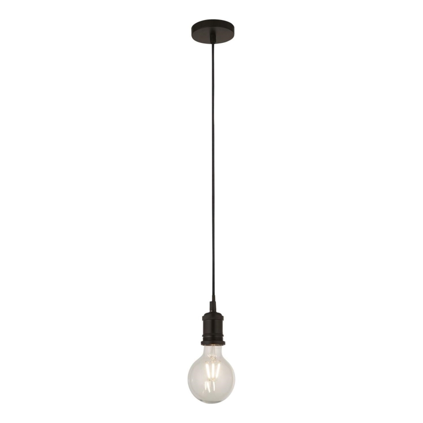 Searchlight - Lampada a sospensione con cavo 1xE27/60W/230V, nera