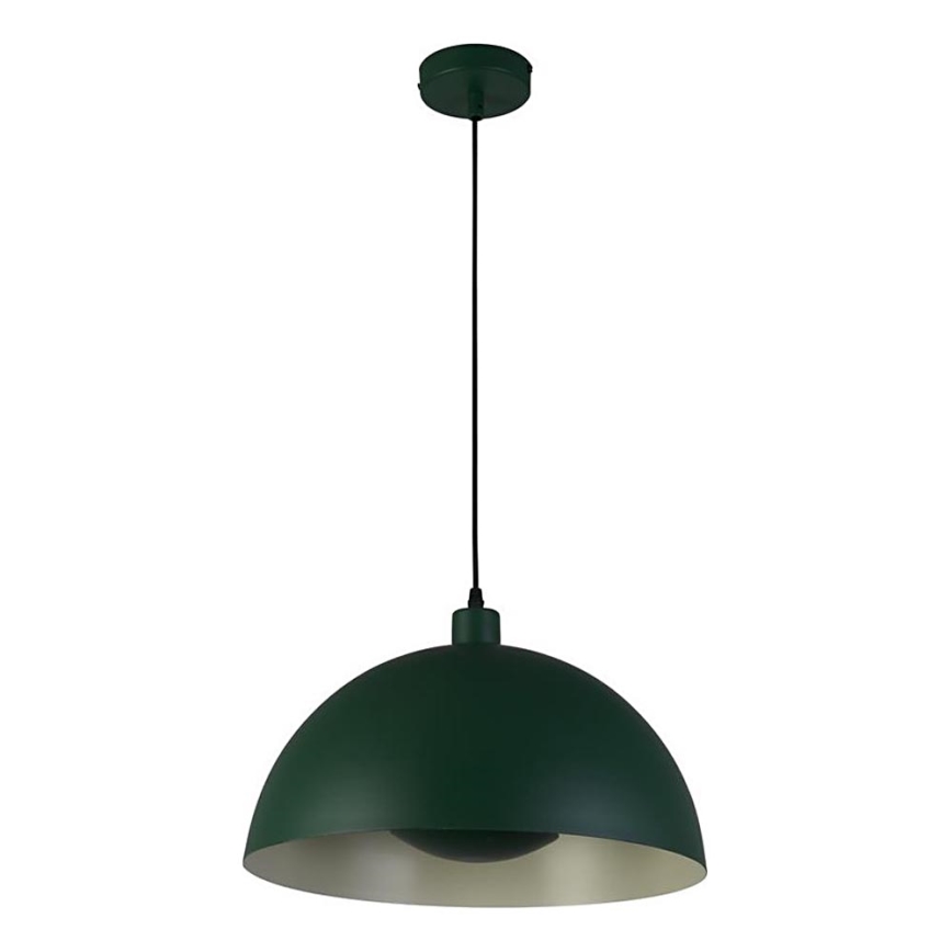 Searchlight - Lampada a sospensione con cavo MARS 1xE27/60W/230V Ø25 cm Verde