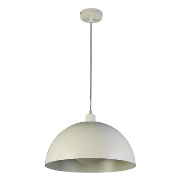Searchlight - Lampada a sospensione MARS Cable 1xE27/60W/230V, Ø 25 cm, Crema