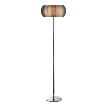 Searchlight - Lampada con piedistallo 2xE27/60W/230V marrone
