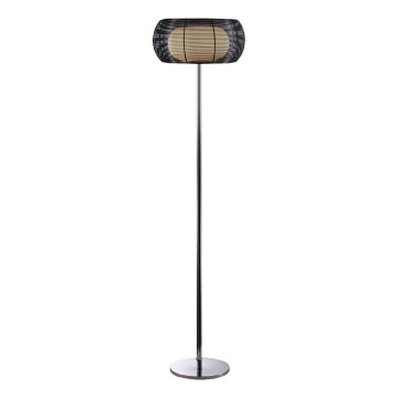 Searchlight - Lampada con piedistallo 2xE27/60W/230V nero