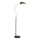Searchlight - Lampada con piedistallo SWAN 1xE27/10W/230V nero