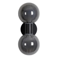 Searchlight - Lampada da parete LUMINSPHERE 2xG9/7W/230V nero