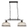 Searchlight - Lampadario a sospensione con catena BISTRO 2xE27/60W/230V nero