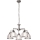 Searchlight - Lampadario a sospensione con catena BISTRO 5xE27/60W/230V cromo lucido