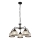 Searchlight - Lampadario a sospensione con catena BISTRO 5xE27/60W/230V nero