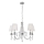 Searchlight - Lampadario a sospensione con catena PORTICO 5xG9/33W/230V cromo lucido