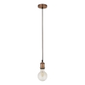 Searchlight - Lampadario a sospensione con cavo di sospensione SOSPENSIONE 1xE27/60W/230V Finitura rame