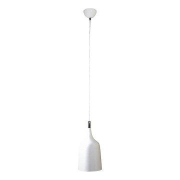 Searchlight - Lampadario a sospensione con filo 1xE27/60W/230V bianco