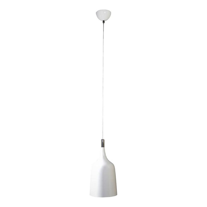 Searchlight - Lampadario a sospensione con filo 1xE27/60W/230V bianco