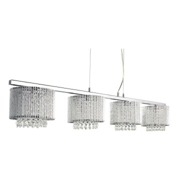Searchlight - Lampadario a sospensione con filo ELISE 4xG9/33W/230V