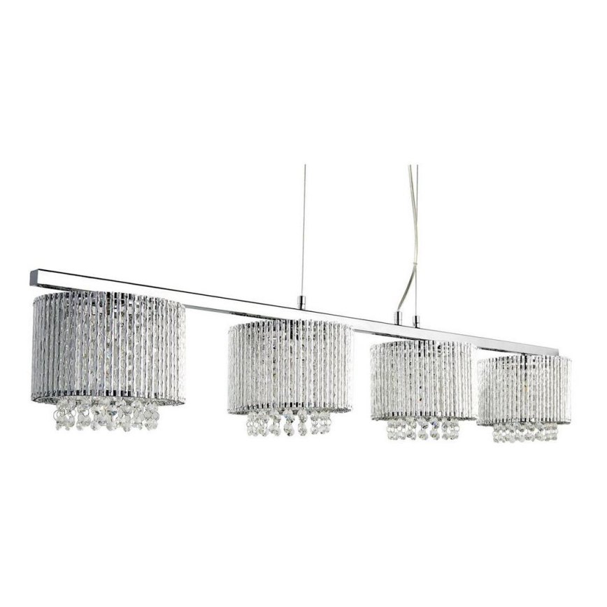 Searchlight - Lampadario a sospensione con filo ELISE 4xG9/33W/230V