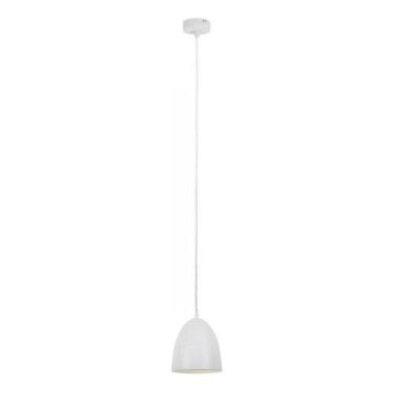 Searchlight - Lampadario a sospensione con filo METAL 1xE27/60W/230V diametro 28 cm bianco