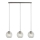 Searchlight - Lampadario a sospensione con filo PENDANT 3xE27/40W/230V cromo opaco