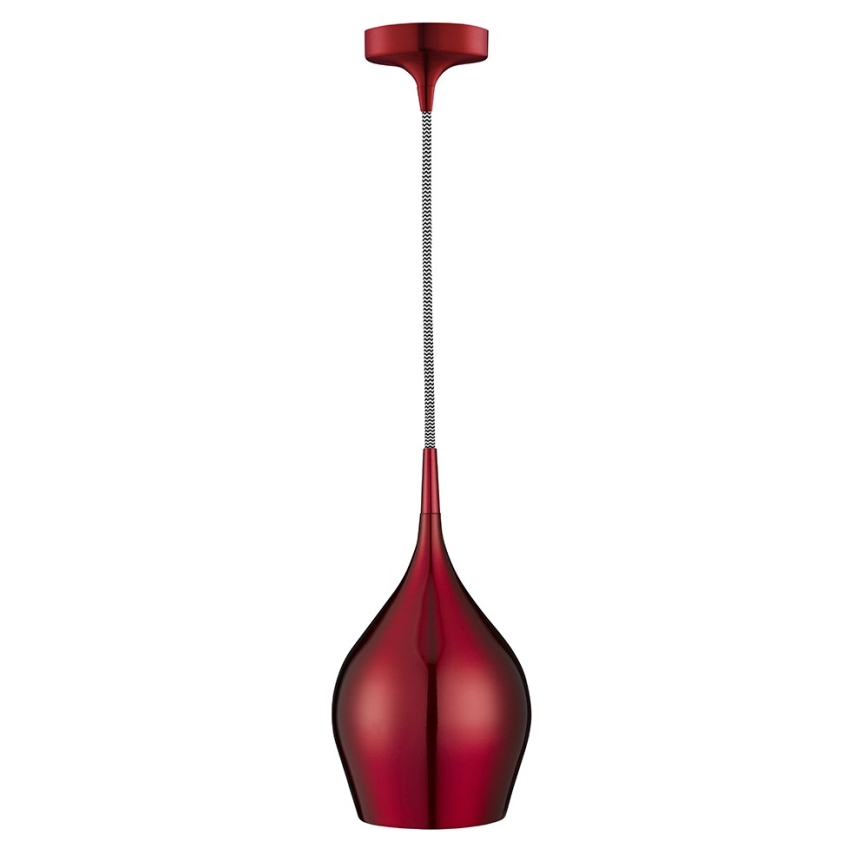 Searchlight - Lampadario a sospensione con filo VIBRANT 1xE14/40W/230V rosso