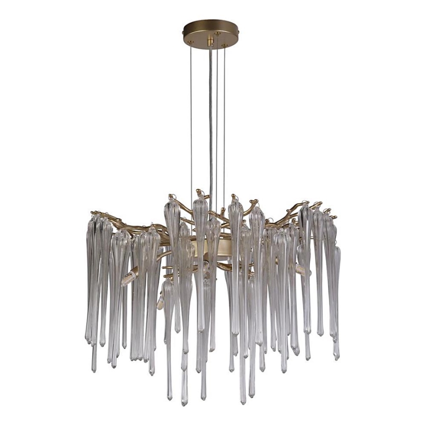 Searchlight - Lampadario a sospensione HERITAGE 5xG9/33W/230V