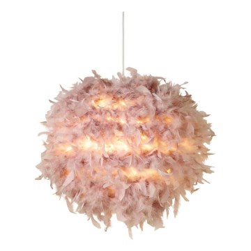 Searchlight - Lampenschirm für Kronleuchter KATE E14/E27 Ø 50 cm rosa