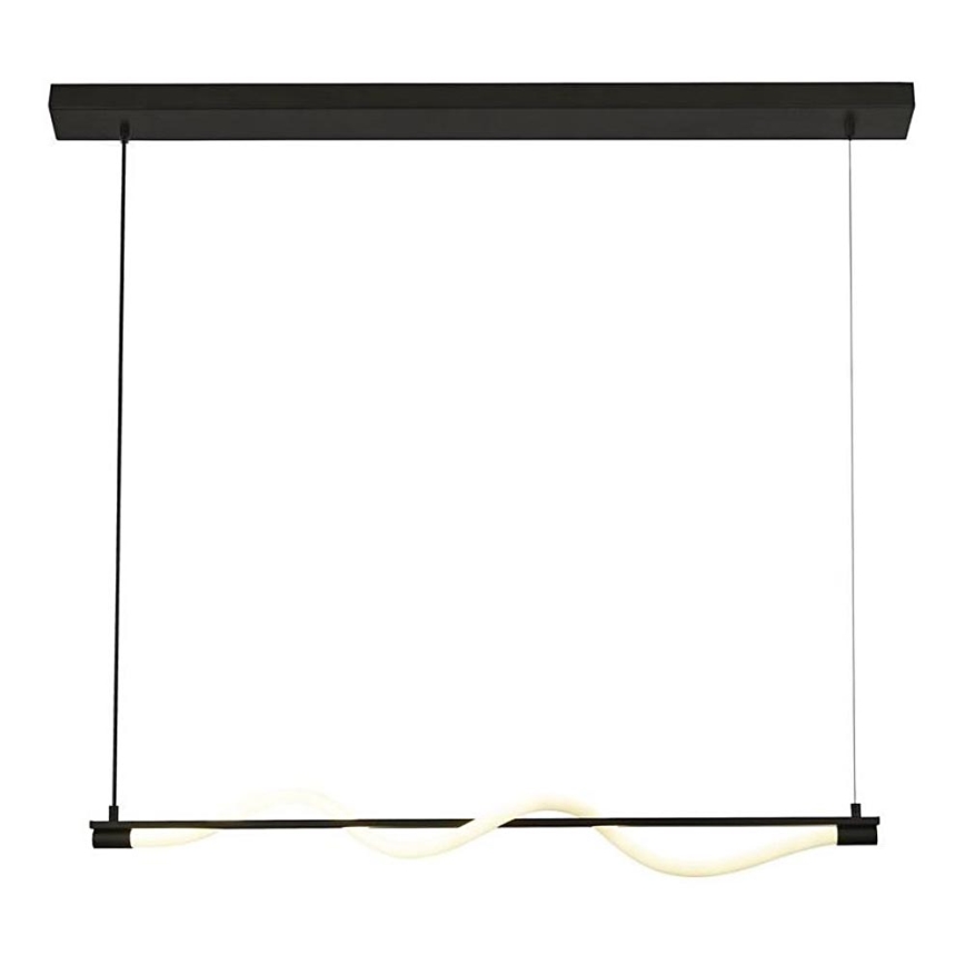Searchlight - LED Kronleuchter an Kabel SERPENT LED/15W/230V schwarz