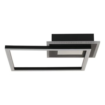Searchlight - Plafoniera dimmerabile LED QUADRATE LED/24W/230V 36x36 cm nero