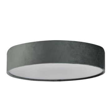 Searchlight - Plafoniera DRUM 3xE27/60W/230V grigia