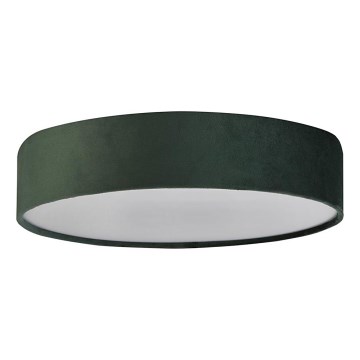 Searchlight - Plafoniera DRUM 3xE27/60W/230V verde