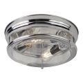 Searchlight - Plafonnier EDINBURGH I 2xE27/40W/230V chrome brillant