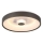 Searchlight - Plafonnier LED dimmable POLKA LED/24W/230V + LED/6W Ø 38,5 cm brun