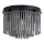 Searchlight - Plafonnier SWIZZLE 5xE14/60W/230V, Ø 32 cm, verre fumé