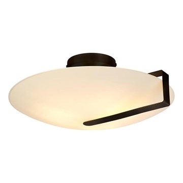 Searchlight - SUNDIAL Lampada da soffitto a 3 luci 3xE27/40W/230V nera