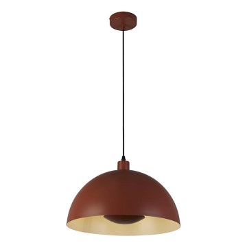 Searchlight - Suspension sur câble MARS 1xE27/60W/230V Ø 25 cm coloris brique