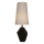 Searchlight - Tischlampe APEX 1xE27/60W/230V schwarz/grau