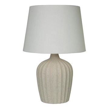 Searchlight - Tischlampe PADSTOW 1xE27/60W/230V cremefarben