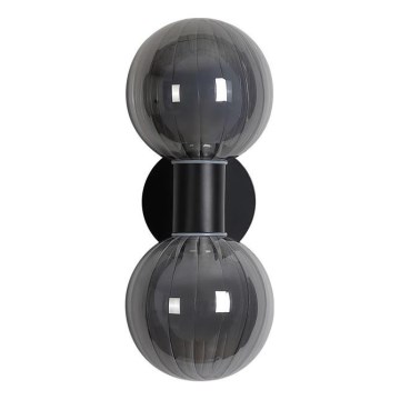 Searchlight - Wandleuchte LUMINSPHERE 2xG9/7W/230V schwarz