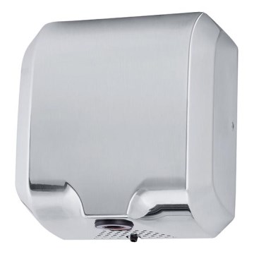 Sèche-mains 29,5x32 cm inox/argenté