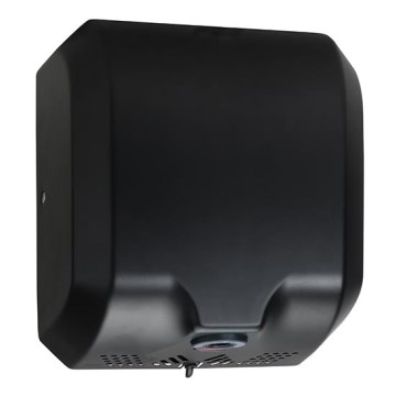 Sèche-mains 29,5x32 cm inox/noir