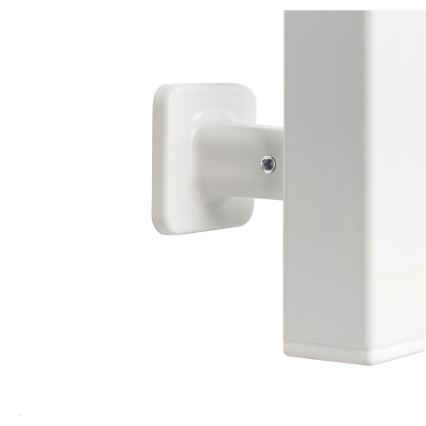 Sèche-serviettes électrique SILOUETTE avec thermostat 200W/230V 150,6 cm IP44, blanc, à raccordement droit
