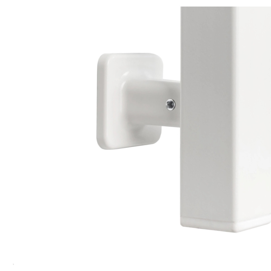 Sèche-serviettes électrique SILOUETTE avec thermostat 200W/230V 150,6 cm IP44, blanc, à raccordement droit