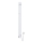 Sèche-serviettes électrique SILOUETTE avec thermostat 200W/230V 150,6 cm IP44, blanc, à raccordement droit
