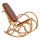 Sedia a dondolo MAX BIS 95x52 cm marrone