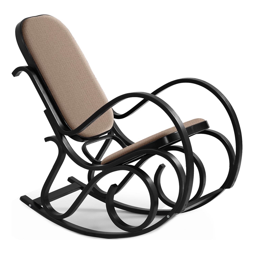 Sedia a dondolo MAX BIS 95x52 cm wenge