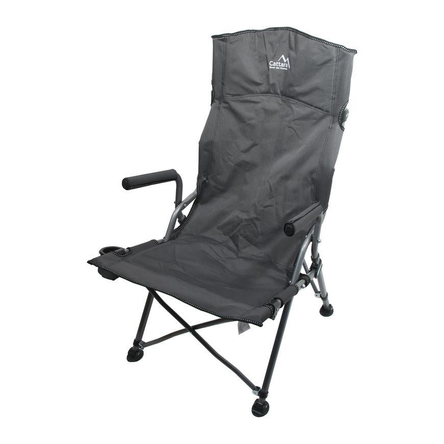 Sedia da campeggio pieghevole grigio