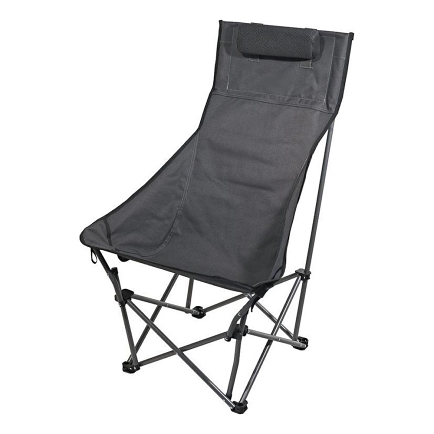 Sedia da campeggio pieghevole grigio