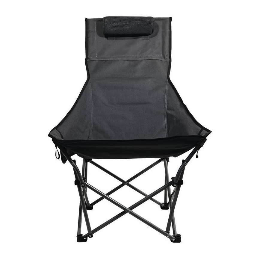 Sedia da campeggio pieghevole grigio