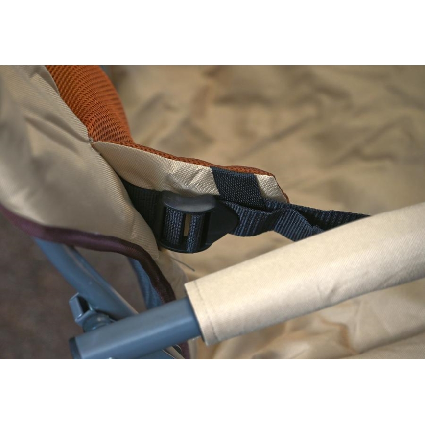 Sedia da campeggio pieghevole marrone