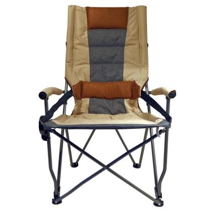 Sedia da campeggio pieghevole marrone