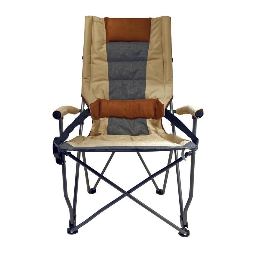 Sedia da campeggio pieghevole marrone