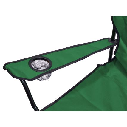 Sedia da campeggio pieghevole verde