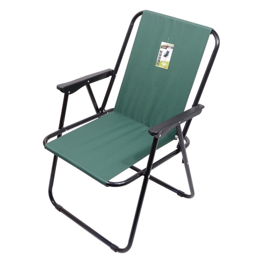 Sedia da campeggio pieghevole verde