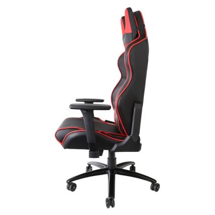 Sedia da gioco VARR Monza nero/rosso